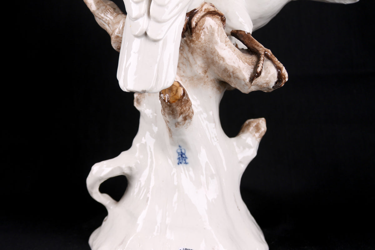 Cacatúa en Porcelana Alemana