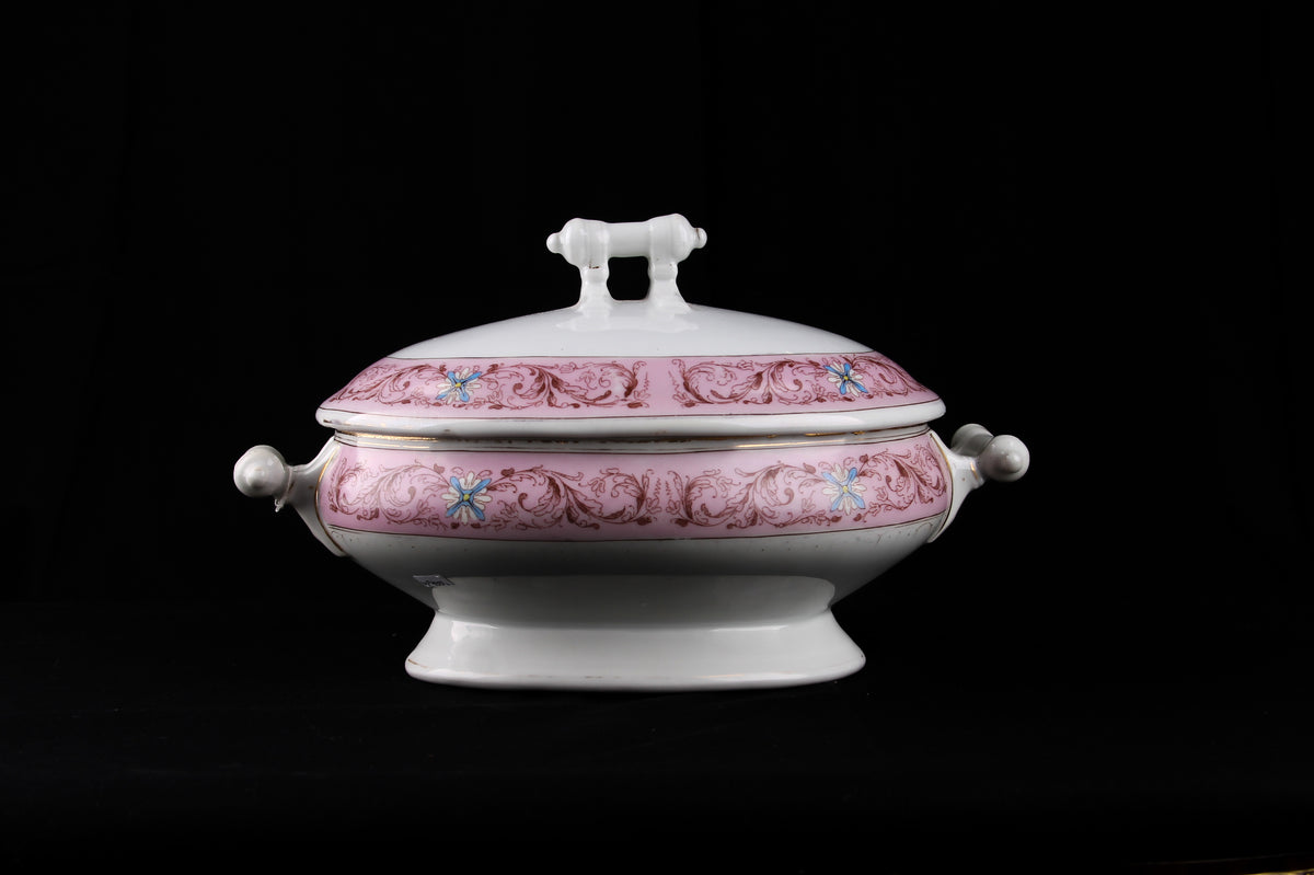 Sopera Rosa Porcelana Alemana